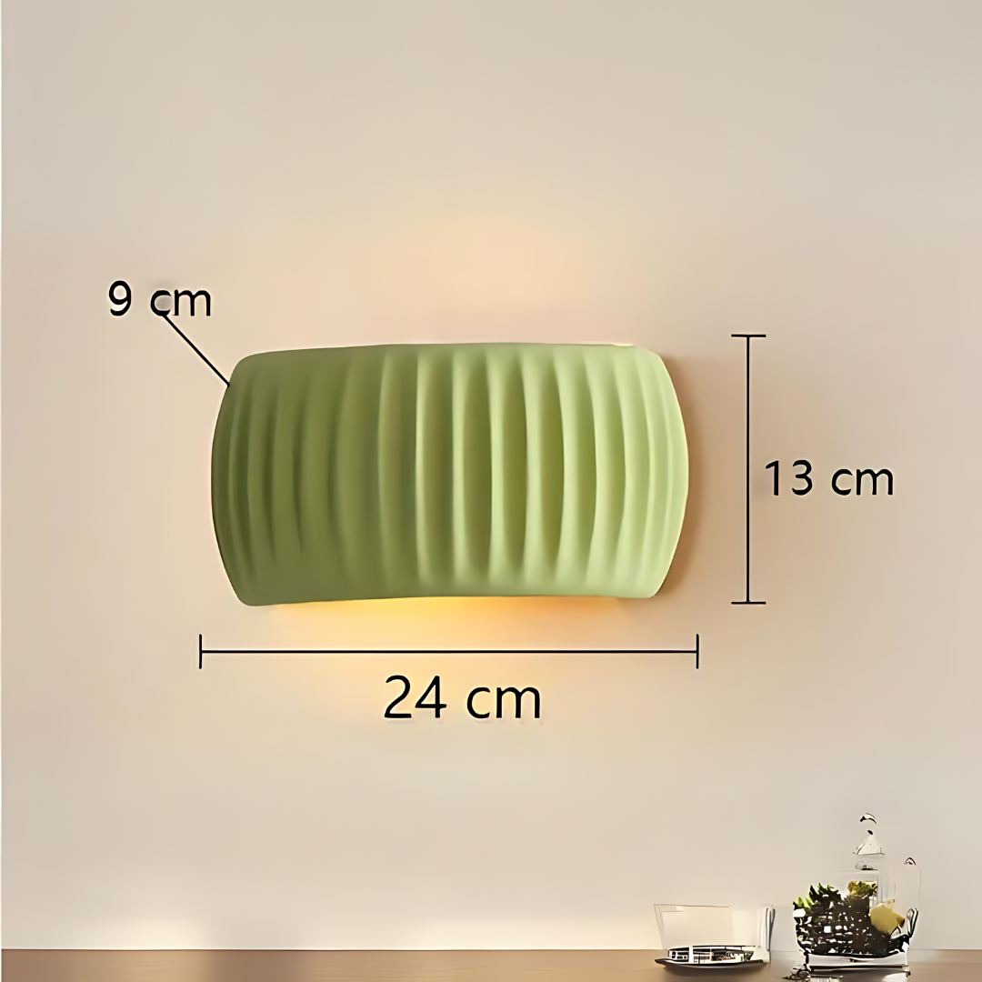 Artistic Wall Sconce | Modern Wall Lamp | Unique Macaron Shape Light | Soft Diffused Wall Lights | Contemporary Wall Sconce for Home 2