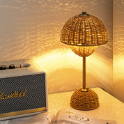 Bamboo LED Table Lamp with USB Power – Eco-Friendly Bedside and Desk Lamp for Bedroom Ambiance 3