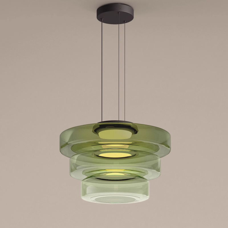 Bauhaus Glass Pendant Light | Modern Kitchen Island Lighting | Stylish Hanging Fixture | Adjustable LED Pendant Light | Elegant Home Decor 11