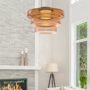 Bauhaus Glass Pendant Light | Modern Kitchen Island Lighting | Stylish Hanging Fixture | Adjustable LED Pendant Light | Elegant Home Decor 5