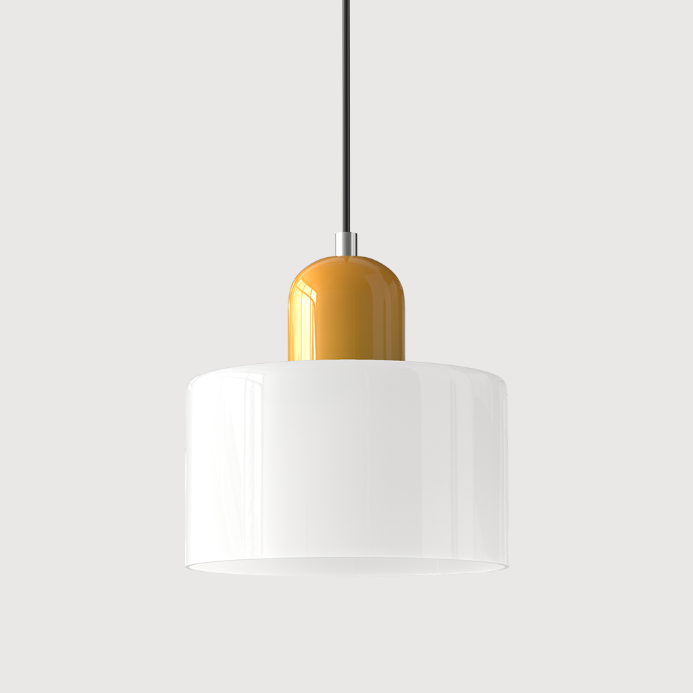 Bauhaus Pendant Light | Geometric Glass Pendant Lighting | Modern Ceiling Light Fixture | Stylish Hanging Lights | Creative LED Pendant Lamp 30