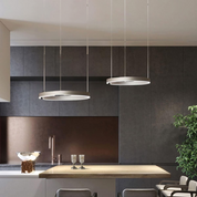 Black Pendant Light | Modern Hanging Lights | Kitchen Pendant Lighting | Elegant LED Ceiling Fixture | Stylish Minimalist Pendant for Home 8