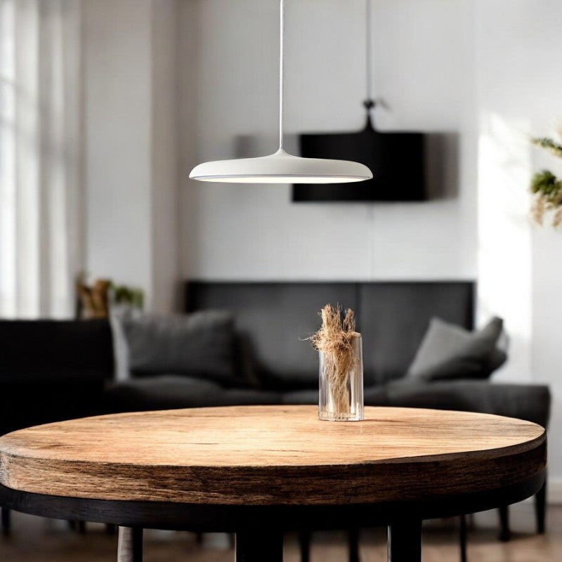 Black Pendant Light | Modern Kitchen Pendant Lighting | Minimalist LED Ceiling Fixture | Elegant Scandinavian Pendant | Stylish Home Lighting 0