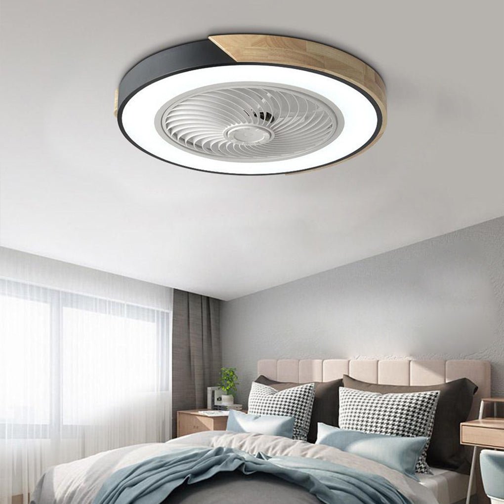 Bladeless Ceiling Fan with Lights | Modern Ceiling Fans with Remote | Integrated LED Ceiling Light | Quiet Operation Ceiling Fan | Stylish Home Lighting Solution 3