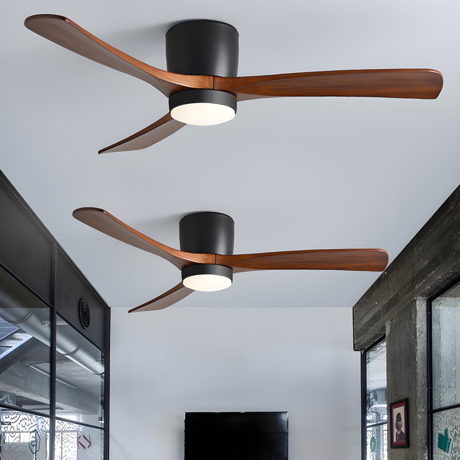 Ceiling Fan with Lights and Remote | Modern Ceiling Fan | Energy-Efficient LED Fixture | Stylish Fan with Light | Natural Wood Blade Ceiling Light for Home 7