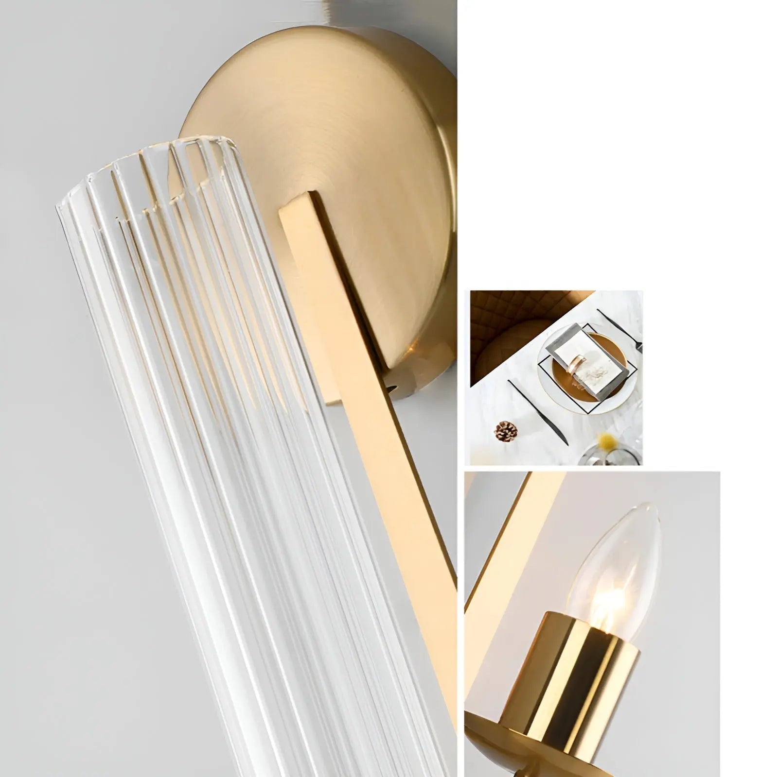 Elegant Wall Lamp | LED Wall Light | Modern Wall Sconces | Stylish Sconce Lighting | Solstice Luxury Glass Wall Lamp 2