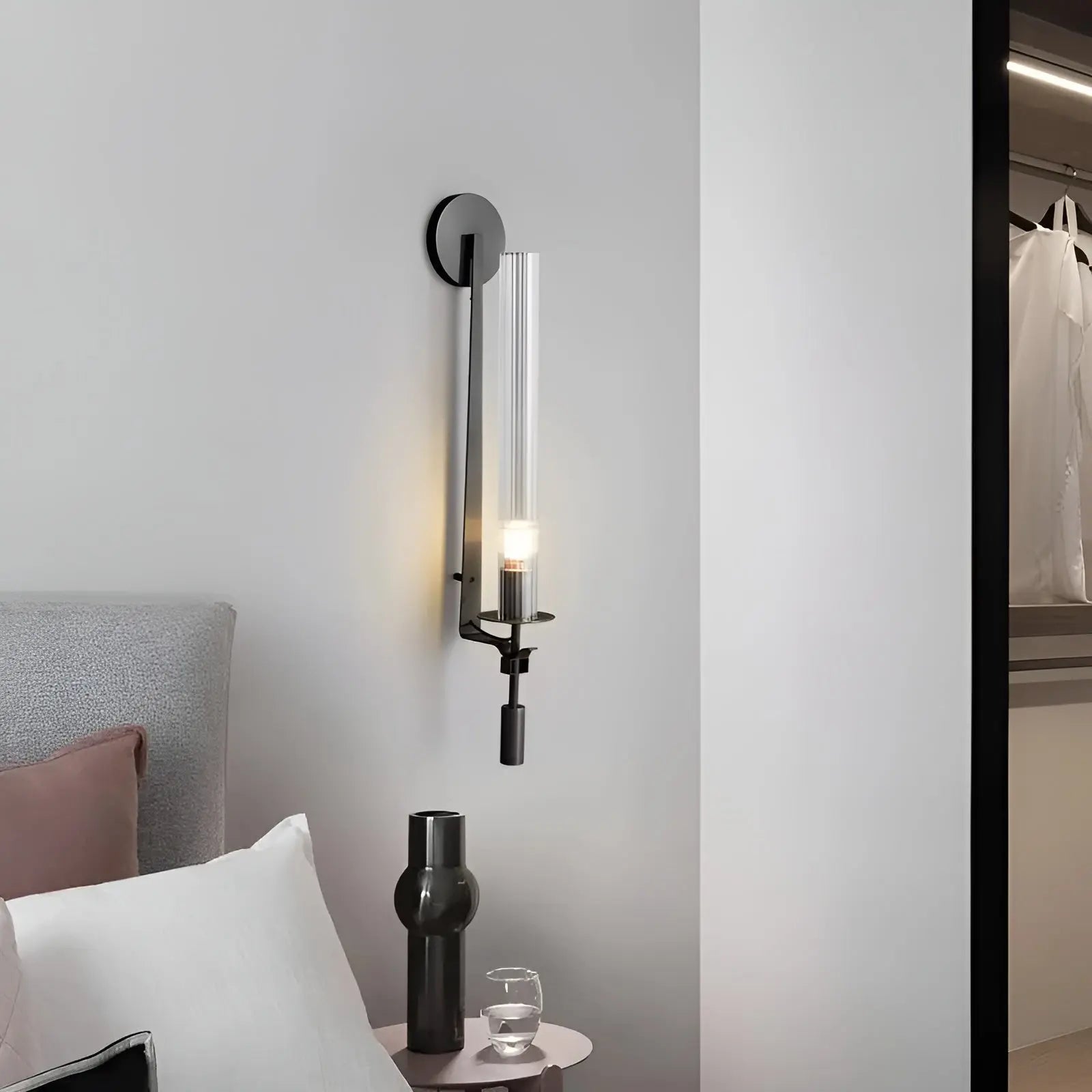 Elegant Wall Lamp | LED Wall Light | Modern Wall Sconces | Stylish Sconce Lighting | Solstice Luxury Glass Wall Lamp 3