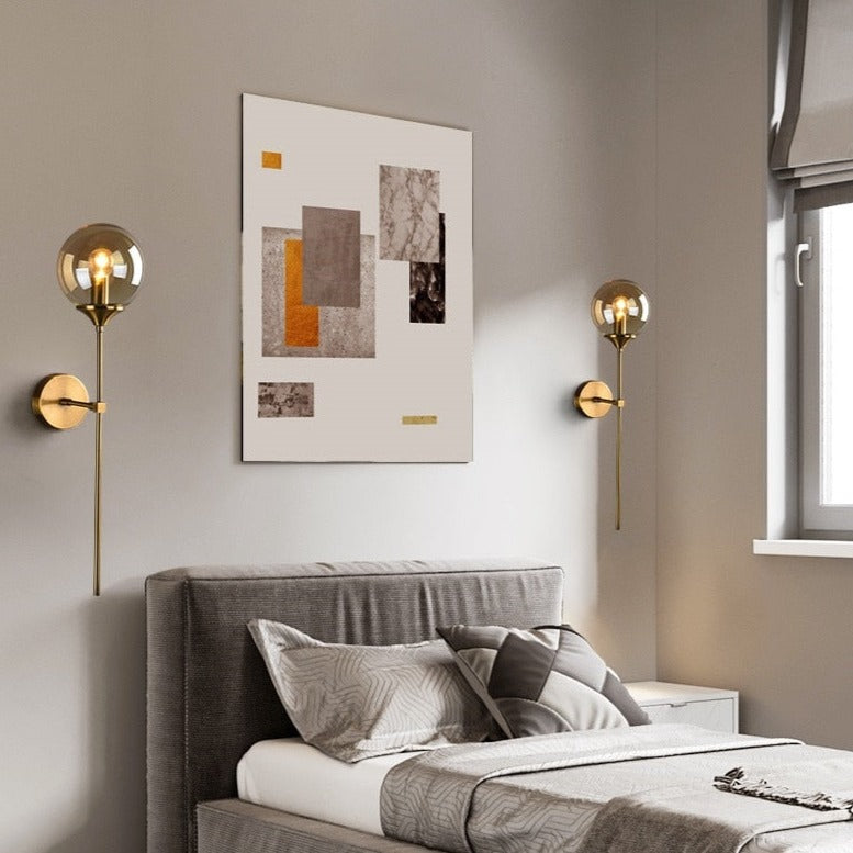 Elegant Wall Light | Modern Wall Sconces | Stylish Bathroom Wall Lights | Sizzle Glass Wall Light 2