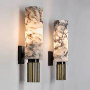 Elegant Wall Sconce Lighting | Modern Marble Wall Lamp | Luxury LED Wall Lights | Chic Wall Sconces for Home | Premium Marble Wall Fixture 0