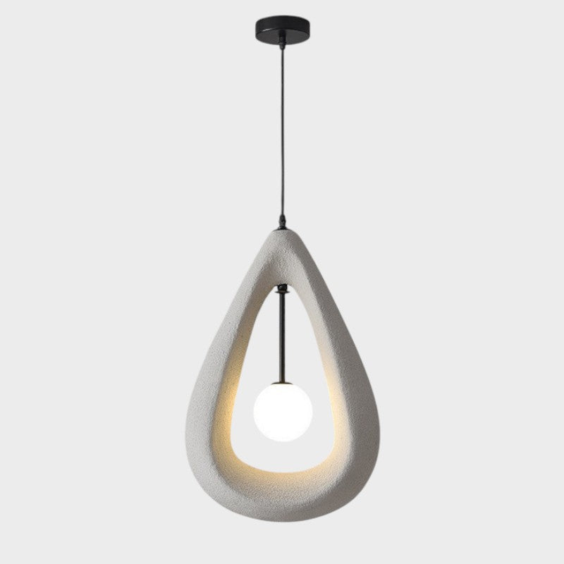 Japandi Pendant Light | Modern Kitchen Pendant Lighting | Elegant Hanging Lights | Minimalist Oval LED Fixture | Stylish Pendant Light for Home 7