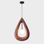 Japandi Pendant Light | Modern Kitchen Pendant Lighting | Elegant Hanging Lights | Minimalist Oval LED Fixture | Stylish Pendant Light for Home 8