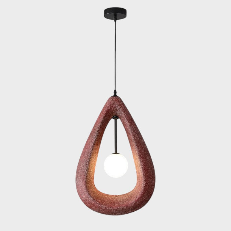 Japandi Pendant Light | Modern Kitchen Pendant Lighting | Elegant Hanging Lights | Minimalist Oval LED Fixture | Stylish Pendant Light for Home 8
