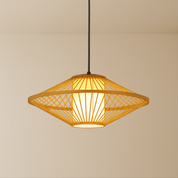 Japanese Bamboo Pendant Light | LED Hanging Fixture | Kitchen Pendant Lighting | Adjustable Ceiling Light | Elegant Natural Lamp for Home 5