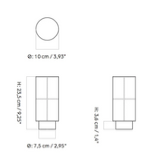 Japanese Silk Table Lamp with Wooden Base – Battery Operated Bedside Table Lamp for Bedroom, Warm White LED Lighting 7