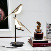 LED Table Lamp with Post-Modern Golden Bird Design – Elegant Bedside or Desk Lamp for Living Room and Bedroom 4