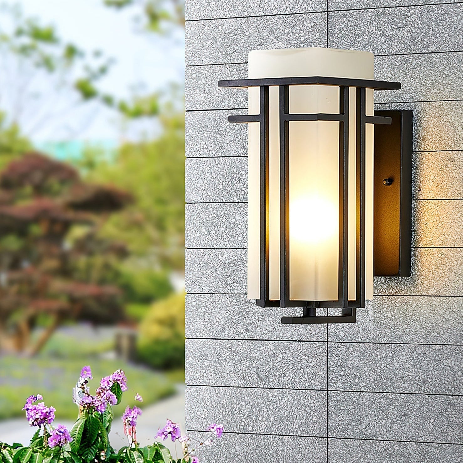 Linden Outdoor Wall Lamp – Elegant Iron Exterior Wall Light with LED Compatibility, Moisture Resistant for Outdoor Use 2