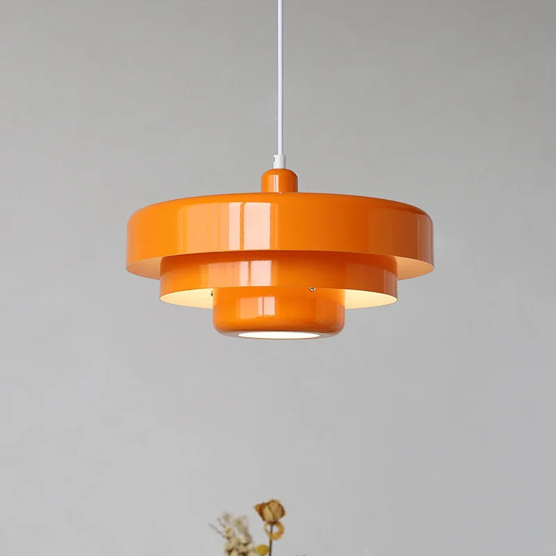 Mid-Century Pendant Light | Industrial Kitchen Pendant Lighting | Adjustable Hanging Lights | Colorful Ceiling Fixture | Modern Mid-Century Lighting for Home 0