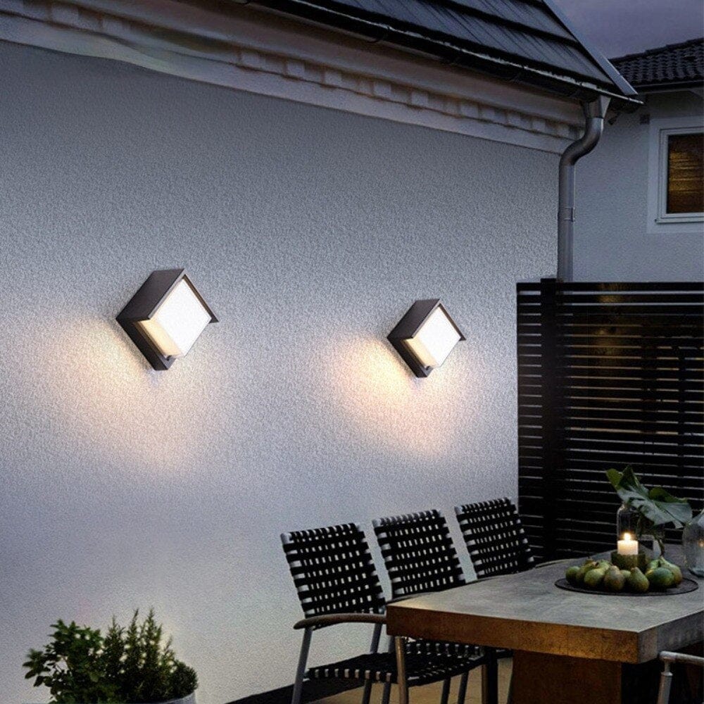 Modern Aluminum Outdoor Wall Light with Motion Sensor – Waterproof LED Exterior Wall Lantern for Garden and Patio 5