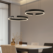 Modern Black Pendant Light | Kitchen Island Lighting Fixture | Adjustable Ceiling Lamp | Sleek LED Pendant Lighting | Contemporary Pendant Light for Home 2