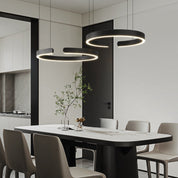 Modern Black Pendant Light | Kitchen Island Lighting Fixture | Adjustable Ceiling Lamp | Sleek LED Pendant Lighting | Contemporary Pendant Light for Home 5