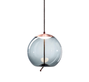 Modern Glass Pendant Light | Adjustable Kitchen Pendant Lighting | Elegant Hanging Fixture | Vintage Style Ceiling Lamp | Hempoiré Rose Gold Pendant Light 0