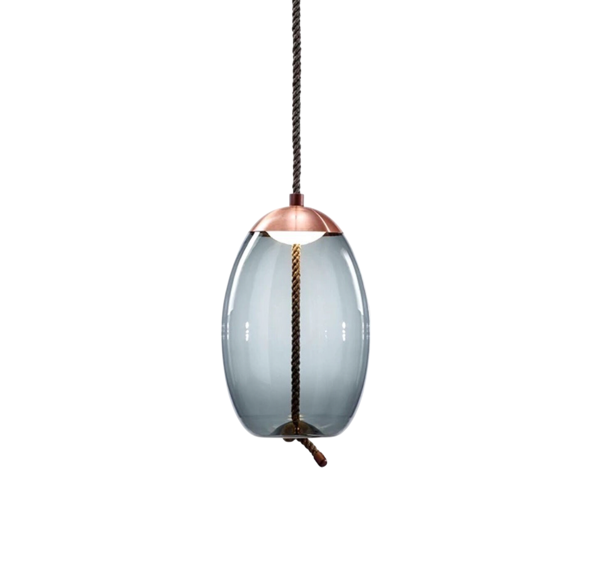 Modern Glass Pendant Light | Adjustable Kitchen Pendant Lighting | Elegant Hanging Fixture | Vintage Style Ceiling Lamp | Hempoiré Rose Gold Pendant Light 6