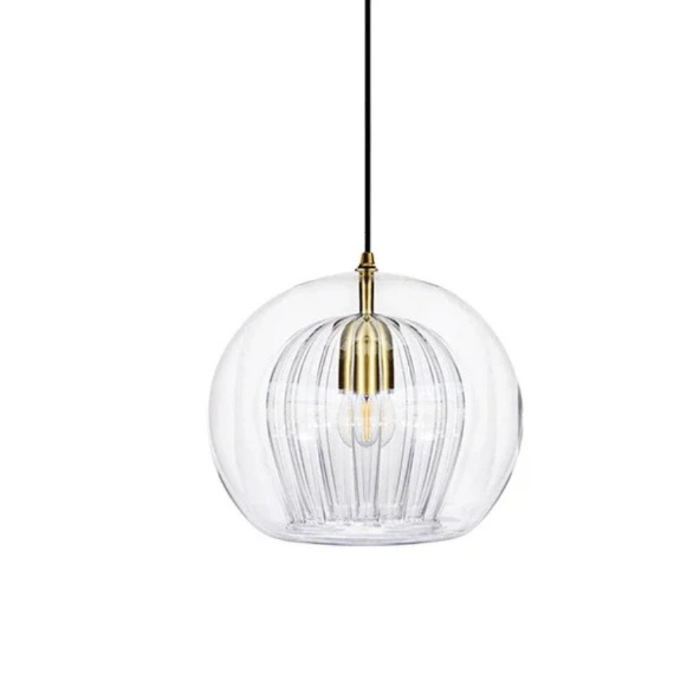Modern Glass Pendant Light | Kitchen Island Lighting Fixture | Elegant Pendant Lighting for Kitchen Island | Minimalist Glass Pendant Lights | Hira Pendant Light for Dining Area 0