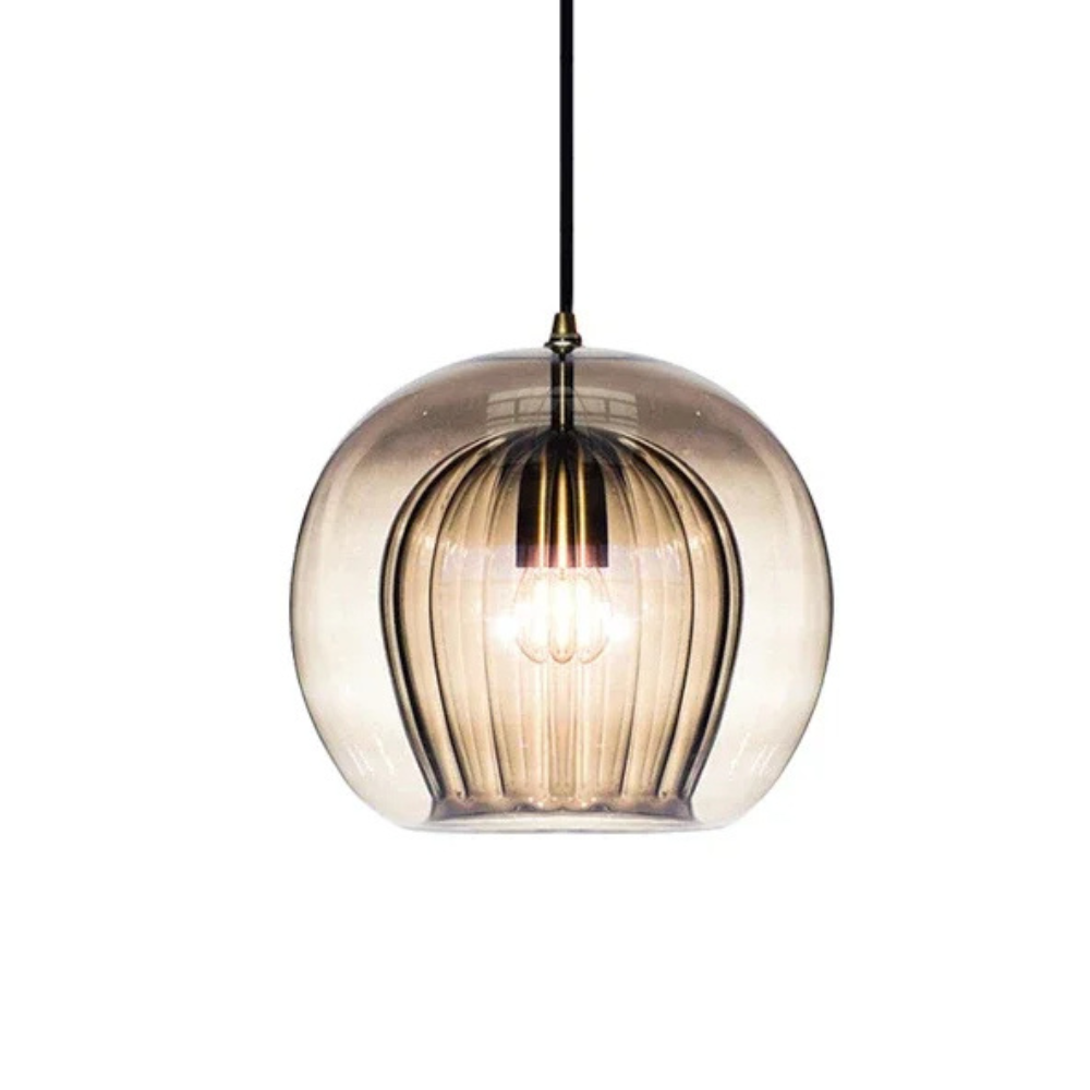 Modern Glass Pendant Light | Kitchen Island Lighting Fixture | Elegant Pendant Lighting for Kitchen Island | Minimalist Glass Pendant Lights | Hira Pendant Light for Dining Area 13