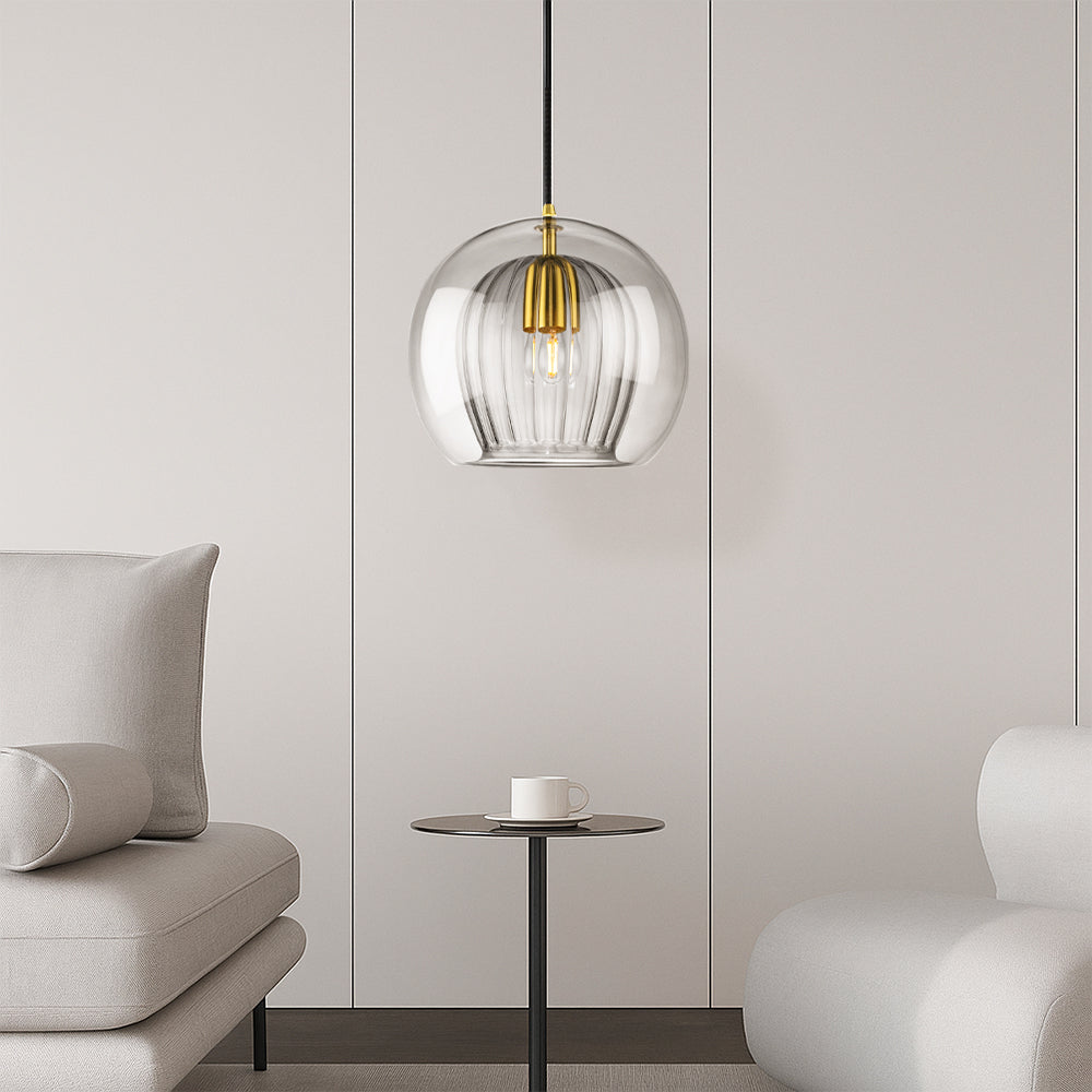 Modern Glass Pendant Light | Kitchen Island Lighting Fixture | Elegant Pendant Lighting for Kitchen Island | Minimalist Glass Pendant Lights | Hira Pendant Light for Dining Area 4