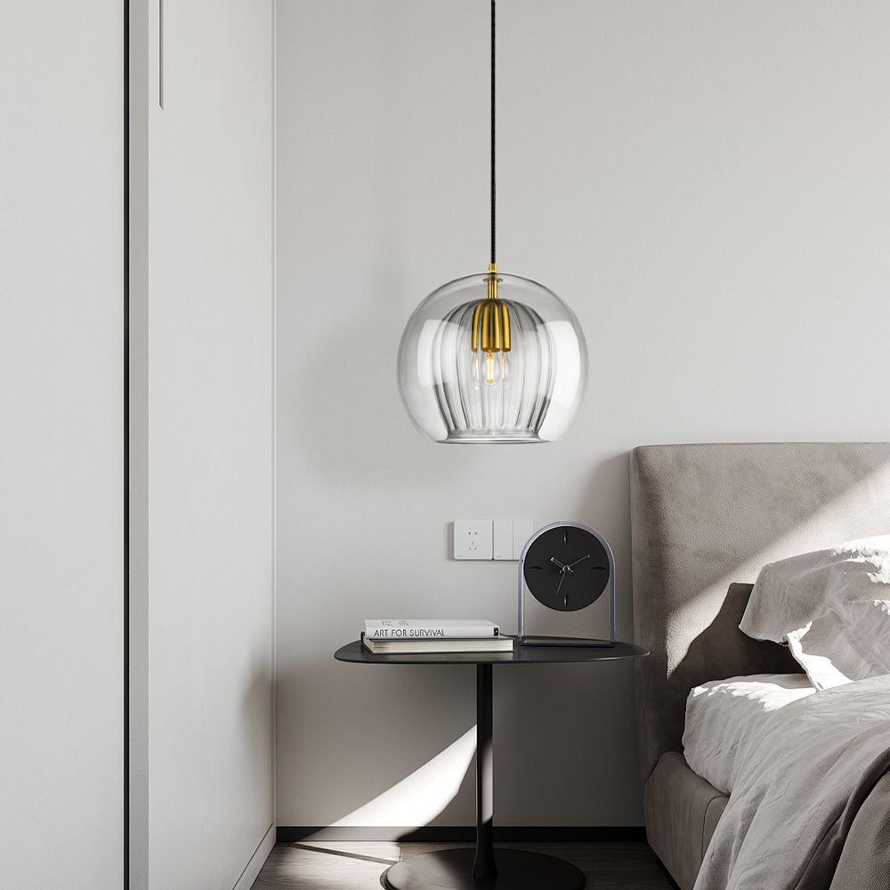 Modern Glass Pendant Light | Kitchen Island Lighting Fixture | Elegant Pendant Lighting for Kitchen Island | Minimalist Glass Pendant Lights | Hira Pendant Light for Dining Area 5