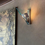 Modern Glass Wall Sconce | Unique Triangle Wall Lamp | Decorative Wall Lights | Stylish Sconce Lighting | Elegant Wall Fixture for Home 2
