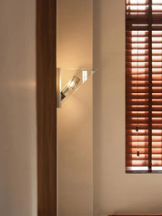 Modern Glass Wall Sconce | Unique Triangle Wall Lamp | Decorative Wall Lights | Stylish Sconce Lighting | Elegant Wall Fixture for Home 8