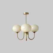 Modern Gold Chandelier | Elegant Ceiling Light Fixture | Stylish Hanging Light | Chic Indoor Lighting | Pink and Gold Chandelier for Home 11