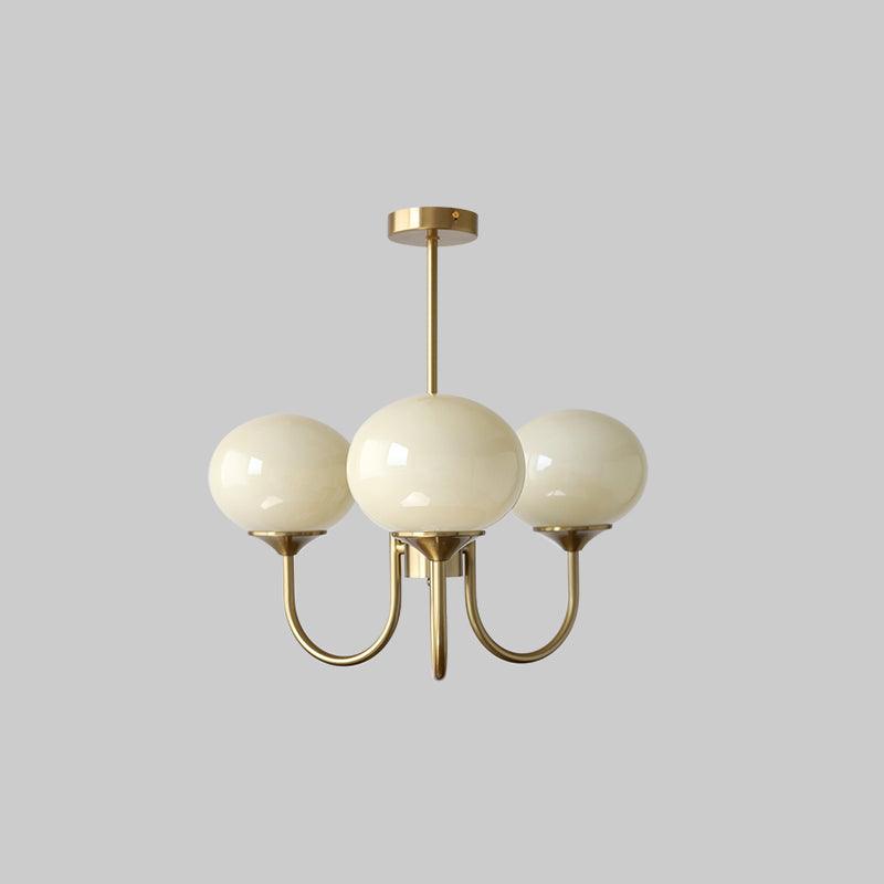 Modern Gold Chandelier | Elegant Ceiling Light Fixture | Stylish Hanging Light | Chic Indoor Lighting | Pink and Gold Chandelier for Home 11
