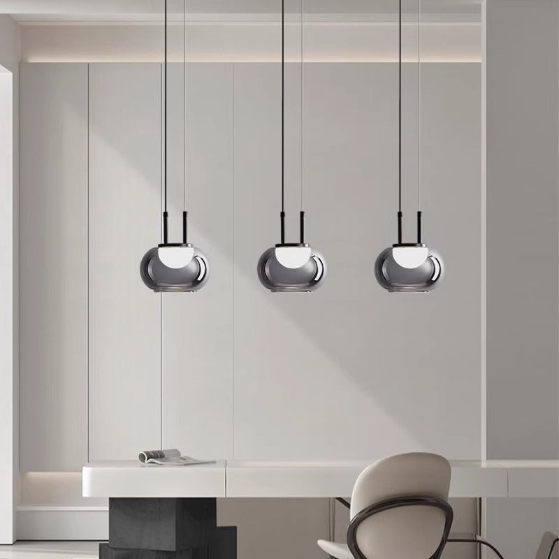 Modern Kitchen Pendant Lighting | Adjustable Glass Pendant Light | Elegant Island Lighting Fixture | Contemporary Dining Room Lamp | Grenold Pendant Light 4