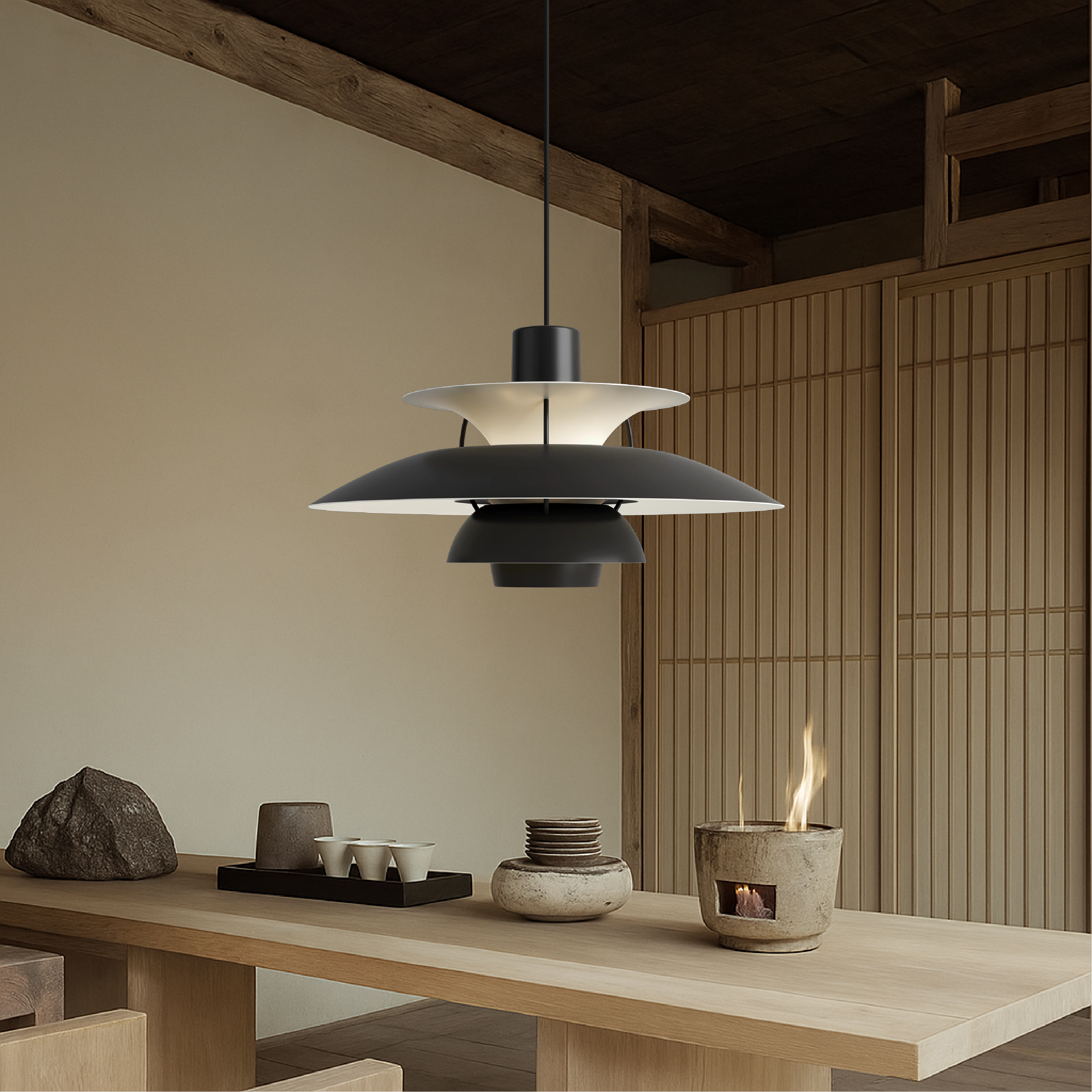 Modern Pendant Light | Kitchen Island Lighting Fixture | Minimalist Hanging Lights | Contemporary LED Pendant | Elegant Aluminum Ceiling Lamp 4