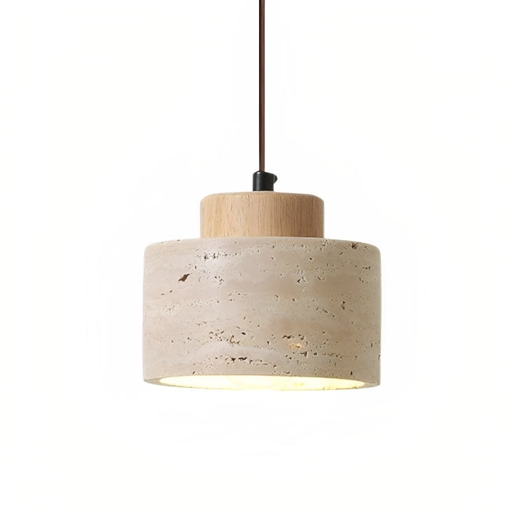 Modern Pendant Light | Kitchen Pendant Lighting | Adjustable Hanging Fixture | Elegant LED Pendant | Travertine Pendant Light for Home 0