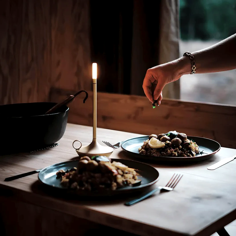 Modern Table Lamp | Cordless Bedside Lamps | Rechargeable LED Light | Glarefusion Nordic Lamp 2