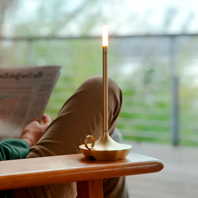 Modern Table Lamp | Cordless Bedside Lamps | Rechargeable LED Light | Glarefusion Nordic Lamp 4