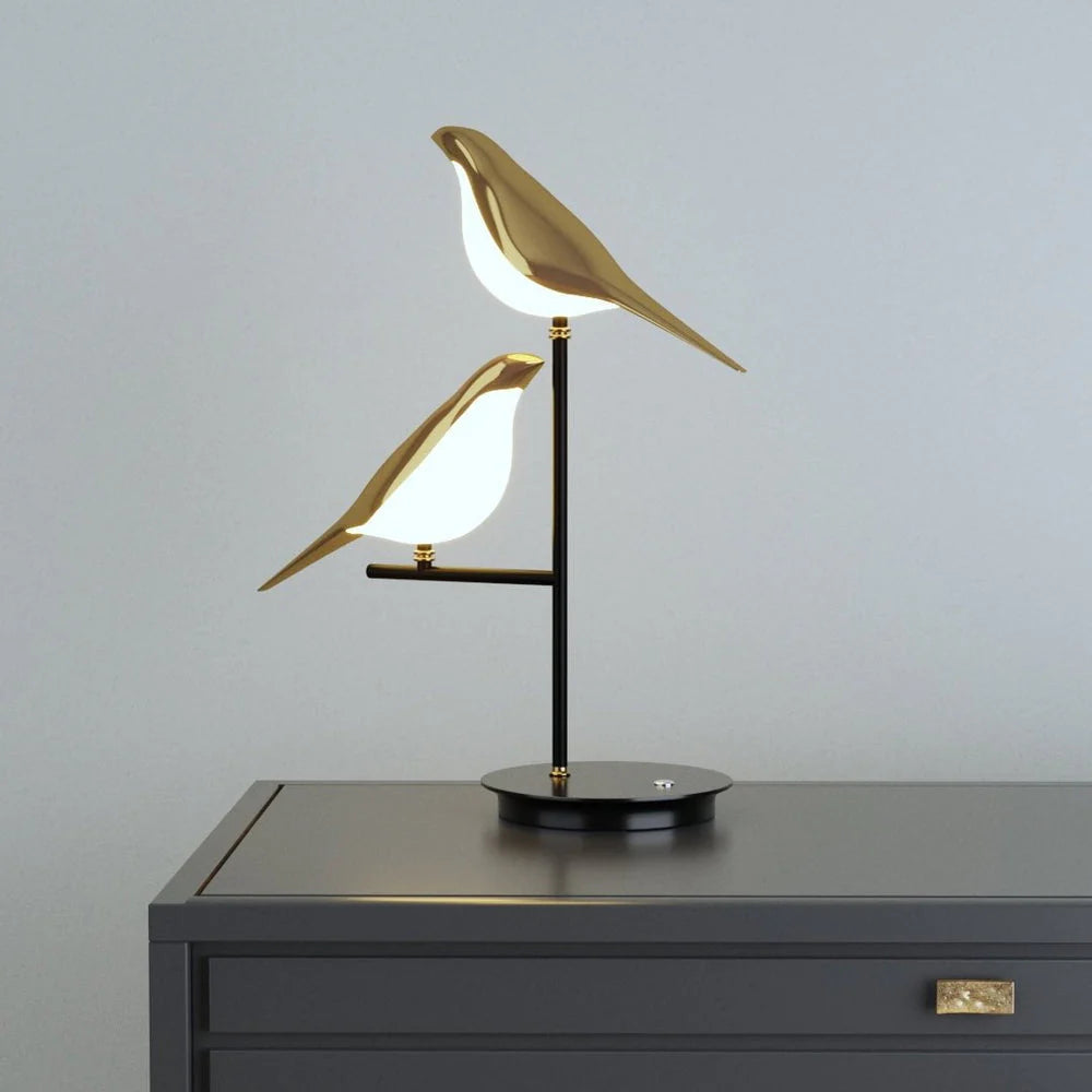 Modern Table Lamp | Elegant Bedside Lamps | LED Light Fixture | Stylish Bedroom Lamp | MrBird Table Lamp for Home 5