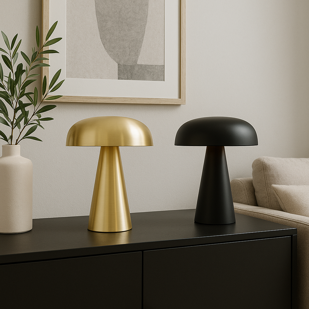 Modern Table Lamp | Minimalist Desk Lamp | Battery Operated Lamps | Cordless Bedside Table Lamps | Nova's Contemporary LED Light 4
