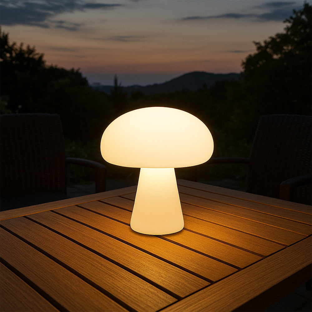 Modern Table Lamp | Vintage Bedside Lamps | LED Desk Lamp | Stylish Table Lamps for Living Room | Cozy Mushroom Table Lamp for Home 2