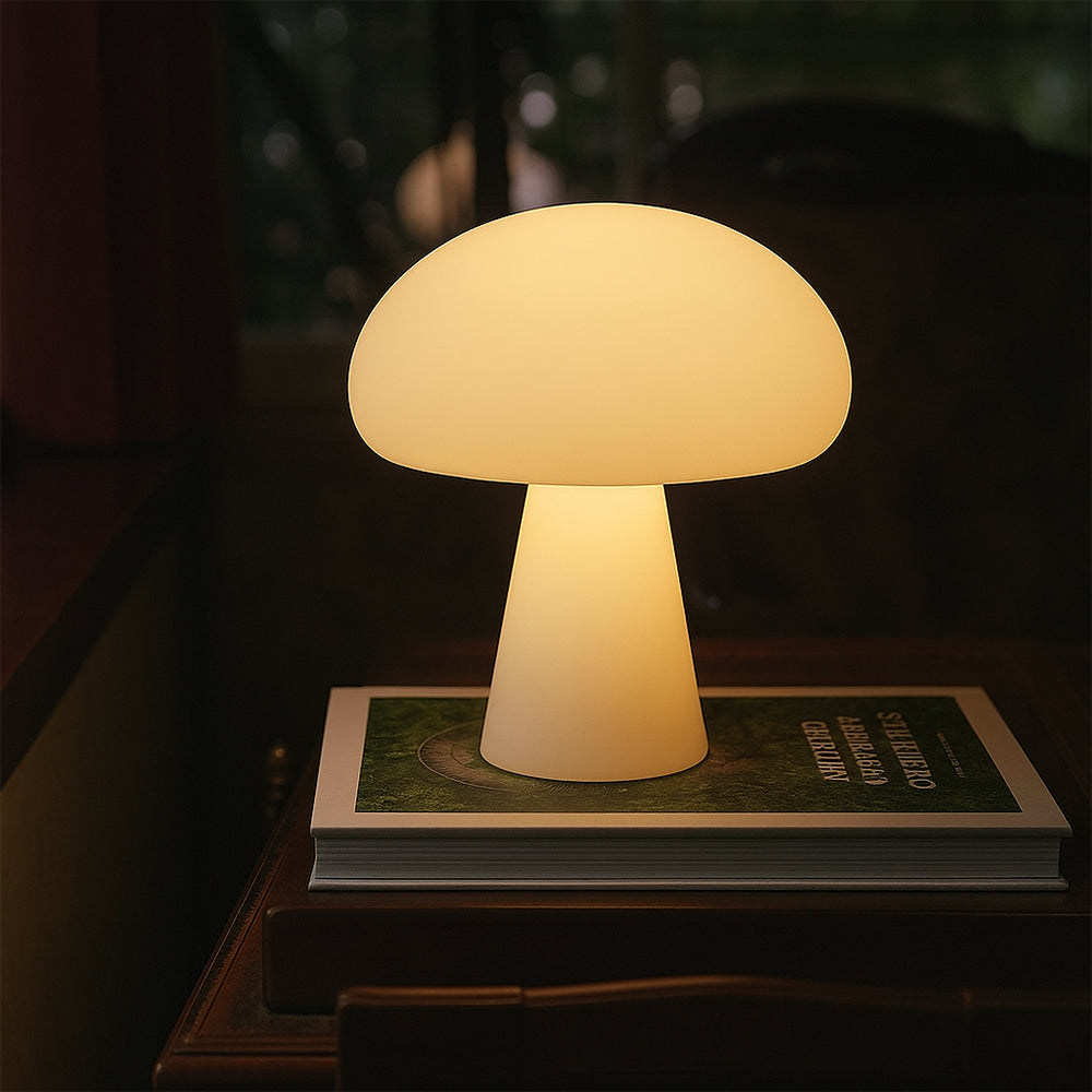Modern Table Lamp | Vintage Bedside Lamps | LED Desk Lamp | Stylish Table Lamps for Living Room | Cozy Mushroom Table Lamp for Home 3