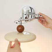 Modern Wall Lamp | Adjustable Swing Arm Wall Light | Stylish Wall Sconces | LED Reading Fixture | Lola Swing Arm Wall Lamp 7