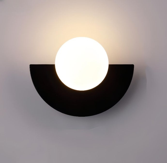 Modern Wall Lamp | Stylish Wall Sconces | LED Wall Lights Indoor | Nordic Design Wall Lighting | Elegant Semicircle Wall Fixture 0