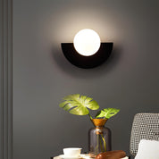 Modern Wall Lamp | Stylish Wall Sconces | LED Wall Lights Indoor | Nordic Design Wall Lighting | Elegant Semicircle Wall Fixture 3