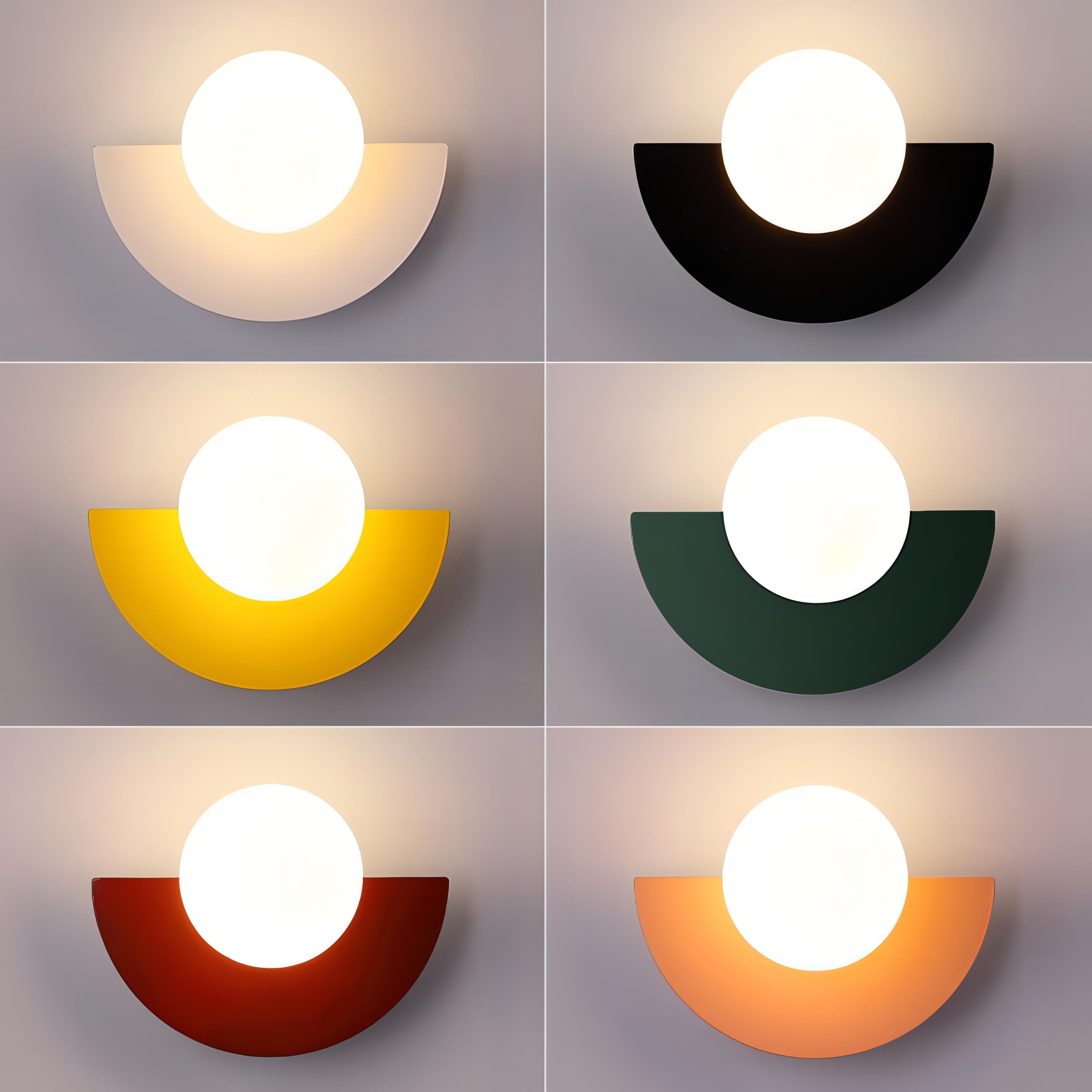 Modern Wall Lamp | Stylish Wall Sconces | LED Wall Lights Indoor | Nordic Design Wall Lighting | Elegant Semicircle Wall Fixture 5