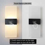 Modern Wall Lamp | Touch Sensor Wall Lights | Stylish Wall Sconces | LED Indoor Lighting Fixture | Nordic Design Wall Light for Home 8