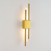 Modern Wall Light Fixture | Elegant Wall Sconces | Minimalist Wall Lamp | Gold and Black Sconce | Stylish Lighting for Home Decor 12