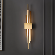 Modern Wall Light Fixture | Elegant Wall Sconces | Minimalist Wall Lamp | Gold and Black Sconce | Stylish Lighting for Home Decor 7